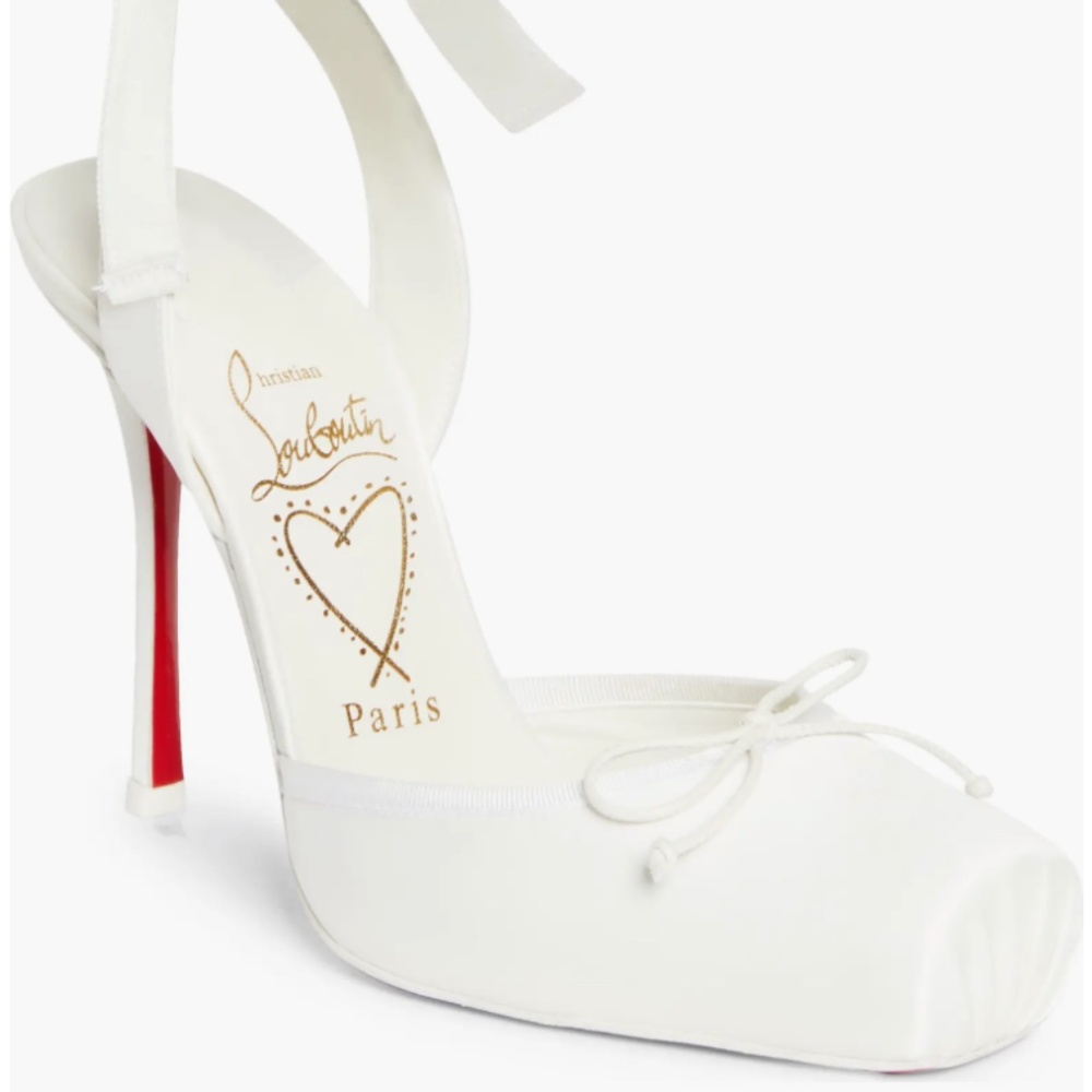 Christian Louboutin Cassia Lace-Up Slingback Pump